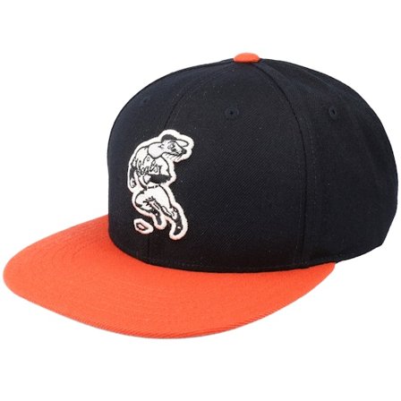 American Needle - Musta snapback Lippis - San Fransisco Seals Milb Archive 40 Black/Orange Snapback @ Hatstore