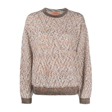 Missoni Crew-Neck Sweater Brun, Dame
