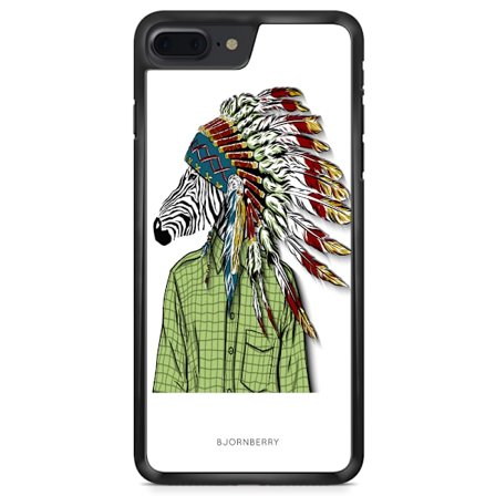 Bjornberry Skal iPhone 8 Plus - Hipster Zebra