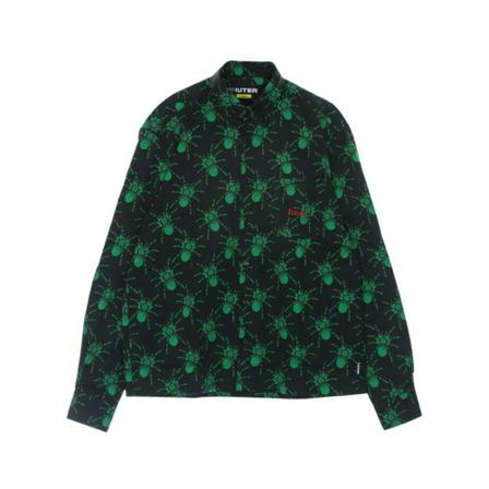 Iuter, long-sleeved shirt spider Czarny, Mężczyzna, Rozmiar: S