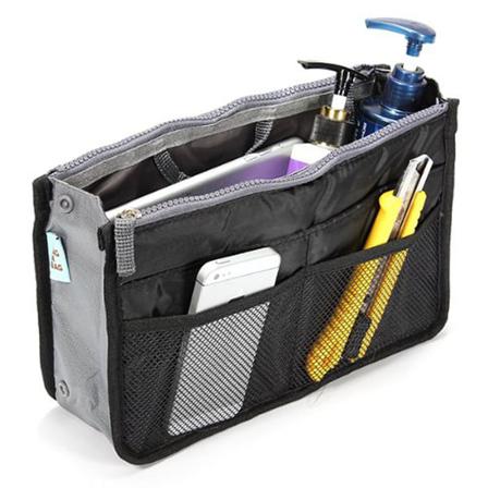 Bag In Bag Väskinsats Innerväska Svart 28cm * 18cm * 3-10cm