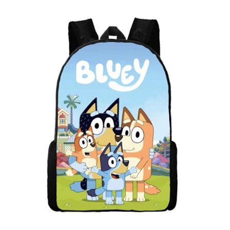 Bluey Rygsæk Grundskole og Gymnasium Taske Børn Studenter Skuldertasker