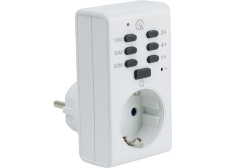 GELIA Tidströmställare 15/30/60 Min - Lyreco - Kontorsmöbler och inredning - Elartiklar - Timer