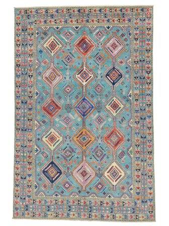 Kazak Fine Rug Oriental (Wool, Afghanistan)