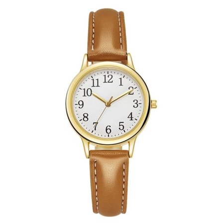 Klocka Quartz Armbandsur BRUN Brun