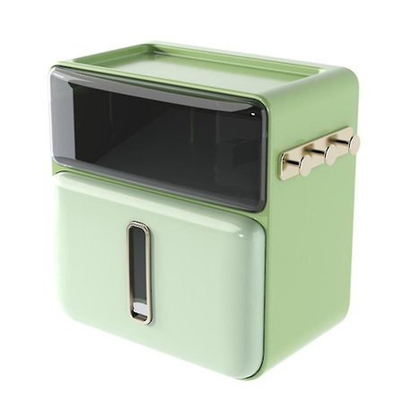 Vedenkestävä wc-paperiteline seinäkiinnitys wc-paperikaukalo rullan paperiputken säilytyslaatikko lokero Tiss