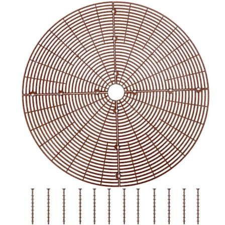 Plantepotte Jordbeskyttelsesdæksel - Afviser katte fra planter - Beskytter indendørsplanter Brun 52cm