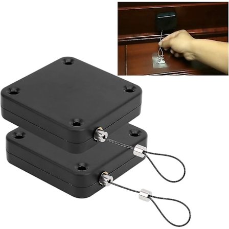 2 stk. Dørlukker, Stansefri Automatisk Sensor Dørlukker Sensor Med Stærk Trækkraft, Selvlukning