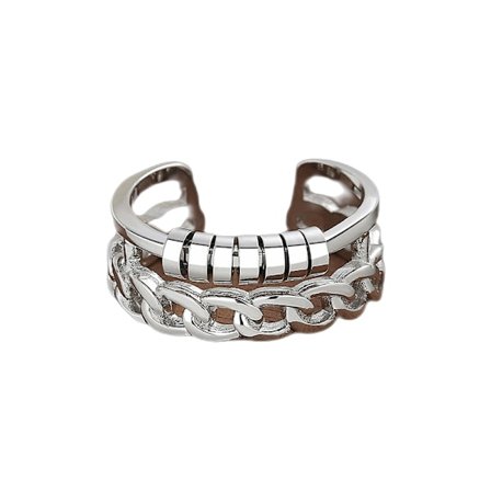 Justerbar anti-stress ring med roterende ringer