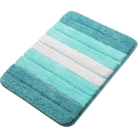 Badrumsmatta 60 x 90 cm Halkfri badrumsmatta Superabsorberande vatten, Maskintvättbar, absorberande badrumsgolvmatta