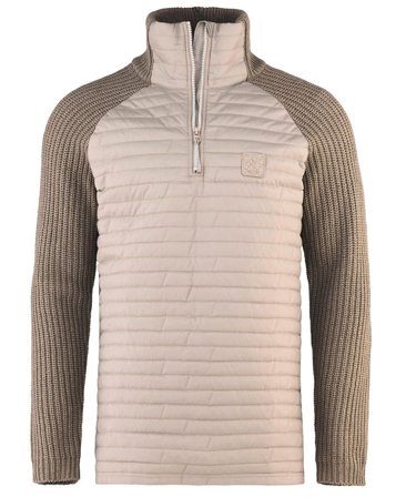 Bula Hybrid Halfzip Chalk