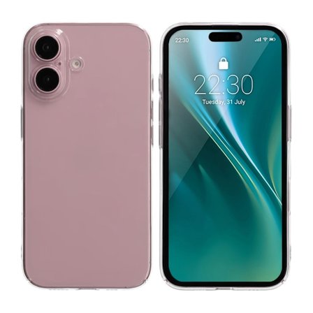 Ultratunt 0.7 fyrpack U Skal för iPhone 16 Plus - Vit