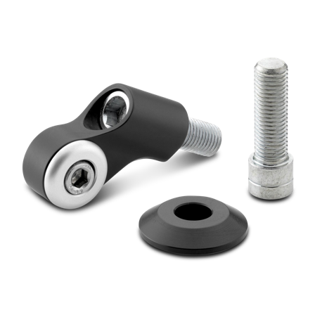 Montagesatz Spiegel Rizoma Schwarz - Ducati Multistrada 1200 S 2015-2017