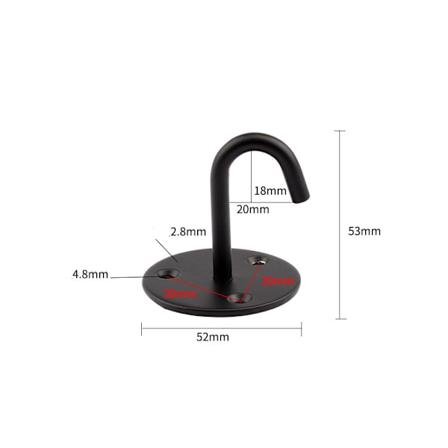 Heavy Duty J-Hook ruostumattomasta ter ksest valmistettu kattokoukku S