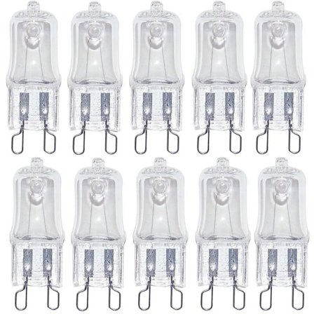 10 kpl Halogeeni G9 230V 20W Kirkas Vaihto Kulma Lamppu Lämmin Valkoinen 2700K