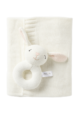 Koja Presentkit skallra + filt MAJA Bädda Vit ONESIZE