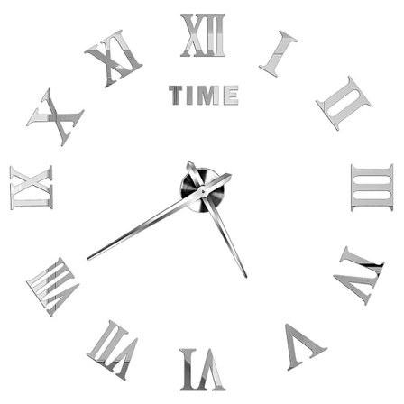 3D Stor Väggklocka DIY Akryl Spegel Klocka Dekal Överdimensionerad Klocka Klockor Europa Horloge Vardagsrum Heminredning Flera Stilar