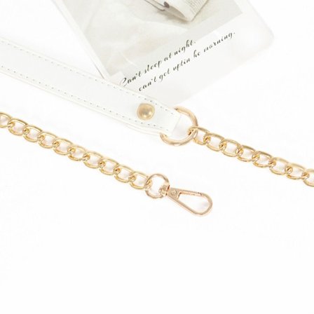 120 cm Laukkuketjut Olkalaukun hihnat VALKOINEN