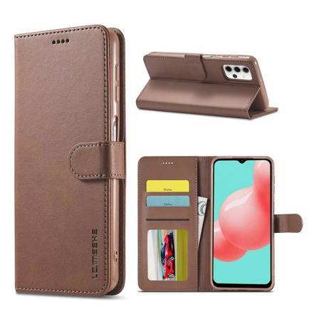Samsung Galaxy A32 5g - Lc.imeeke Läder Fodral - Brun Brown Brun