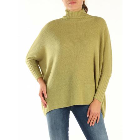 Manila Grace, Turtlenecks Groen, Dames, Maat:L