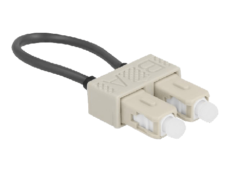 Delock loopbackadapter - grå, beige