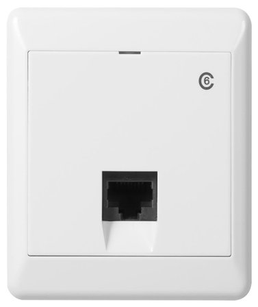 Elko EKO07480 Modularuttak utenpåliggende, RJ45, kat 6 1 x RJ45, Datamaskin & surfing