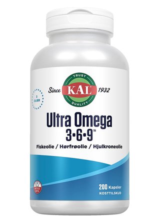 KAL Ultra Omega 3-6-9, Helse & Madvarer, Andre Kosttilskudsolier, Omega Kombinationer