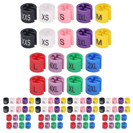 450 stk kleshengeretiketter i plast