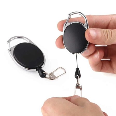 2 -pakke - nøglering udvides / nøgleholder med streng