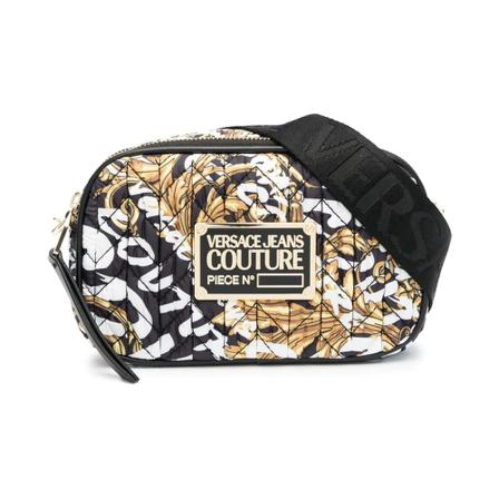 Versace Jeans Couture - Axelremsväskor - Svart - Dam - Storlek: One Size, Dam, Storlek: ONE SIZE