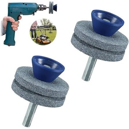 2 stk dobbeltlags gressklipperblad, slitesterkt gressklipperblad