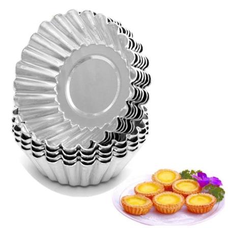 20 stk. eggtartformer, minitartform for baking, aluminiumsformer Mo
