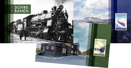 Norge - Dovrebanen - Postfrisk prestigehæfte oplag kun 3000 stk.