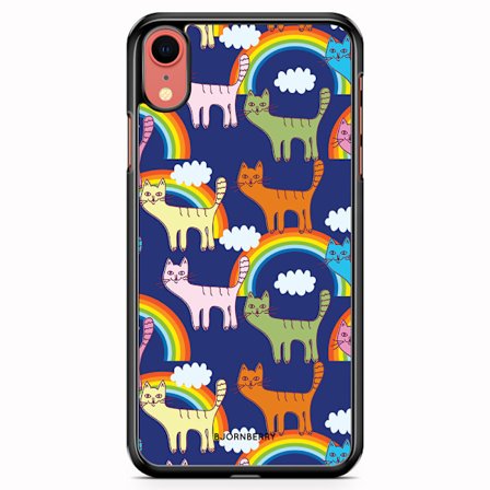 Bjornberry Skal iPhone XR - Katter & Regnbågar