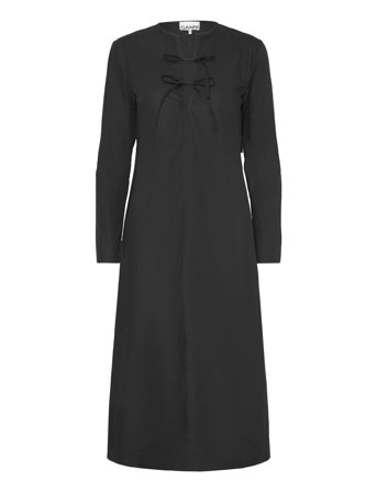 Cotton Poplin Black Ganni