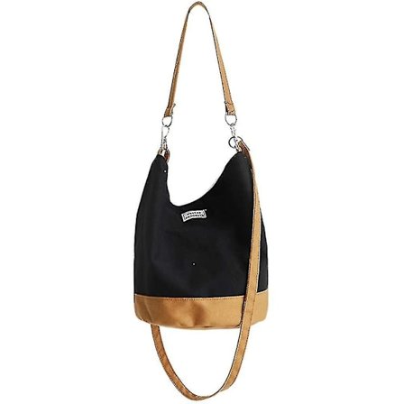 Vindmode Klädväsk, Canvas Damväska, Ny Hink Litterär Väska, Axelväska