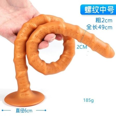 49 cm lang - Lang og dyb anal dildo til kvinder og mænd, prostata massage, colon prop