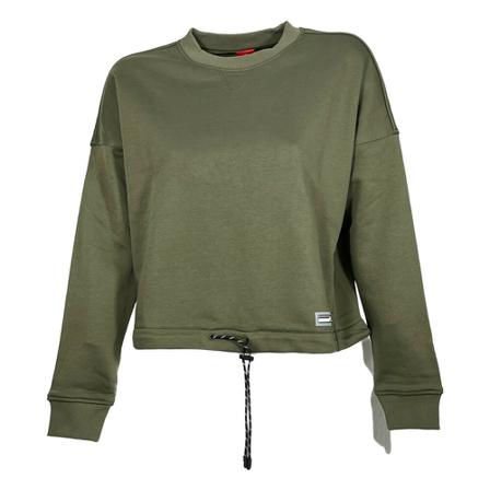 Hugo Boss, Daluise Logo Sweatshirt Groen, Dames, Maat:S