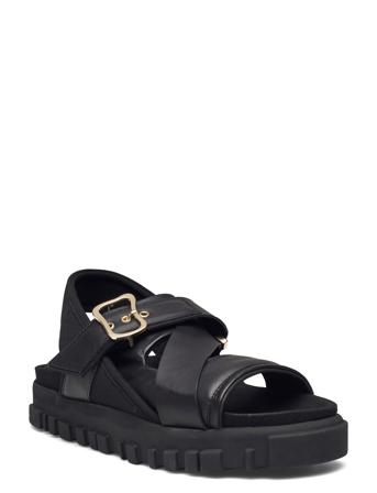 National Sandal 22-02 Shoes Summer Shoes Platform Sandals Svart HOLZWEILER
