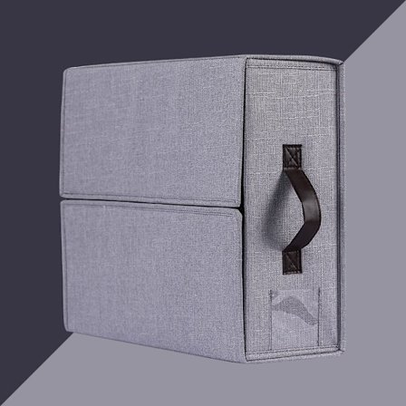 Garderob Organizer Kläder Förvaringskärl LJUSGRÅ