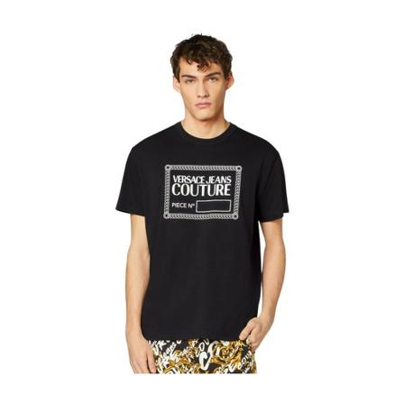 Versace Jeans Couture, T-shirt Zwart, Heren, Maat:XL