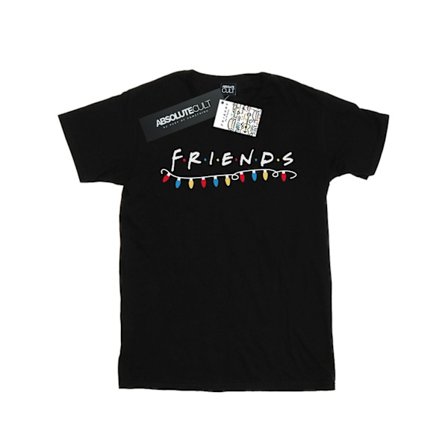 Friends Dam/Damer Julbelysning Bomull Boyfriend T-shirt