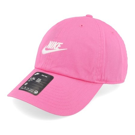 Nike - Rosa unconstructed Caps - Nk Club Cap Cb Futura Washed L Pinksicle/White Dad Cao @ Hatstore