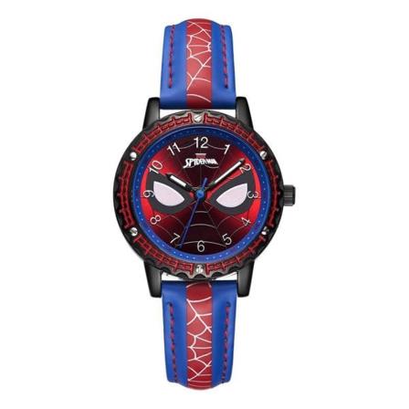 Klocka på blå spiderman analog armbandsklocka-WELLNGS