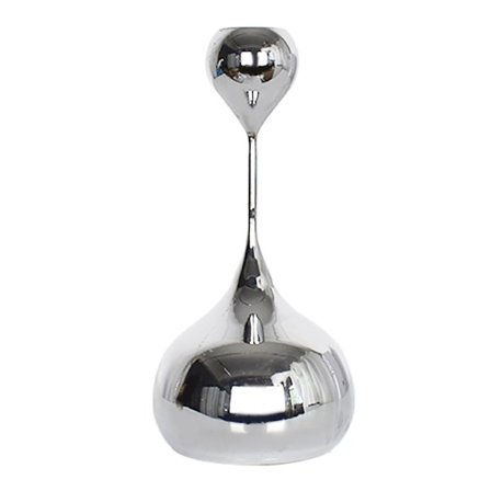 Lysestager Ornament Rustfrit Stål Lysestager Hjem Kontor Skulptur Dekoration Sølv A Type