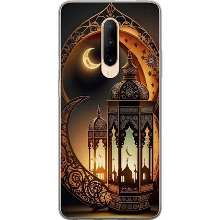 Yhteensopiva Puhelinkuori OnePlus 7 Pro Lähikuva kissan silmästä, jossa on intensiivinen sininen värikudos ja yksityiskohtainen turkki makrokuvauk