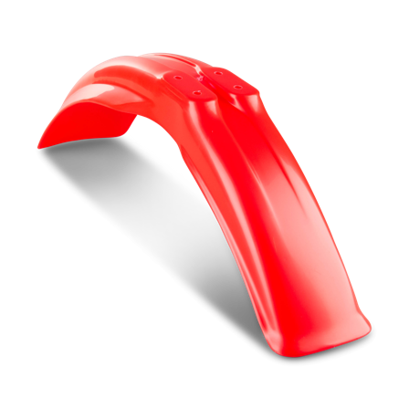 Polisport Restyling Front Fender Plastic Part Fluo Red - Honda CR 250R 1983-1999