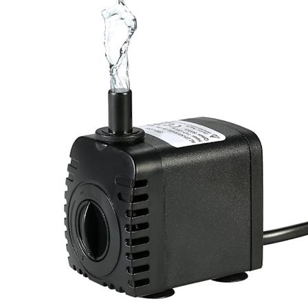 600L/H 8W Uppotettava Vedenpumppu Akvaarioille, P yt suihkul hteille, Lammikolle, Vedenpuutarhoille ja Hydroponiikkaj rjestelmille 2 Suuttimella AC220