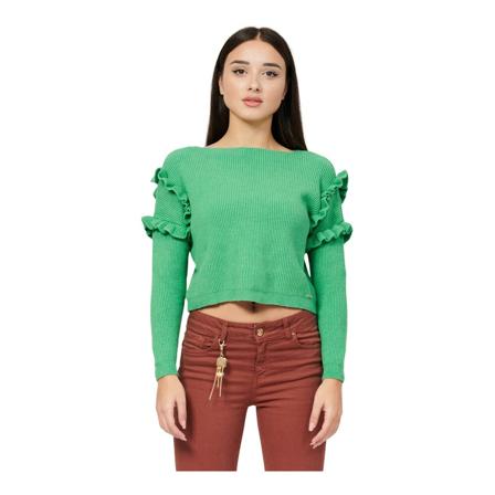 Fracomina, Knitwear Zielony, Kobieta, Rozmiar: L