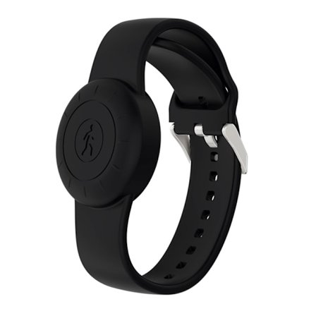 Silikone Airtag armbånd, Airtag armbånd, Airtag holder etui Black